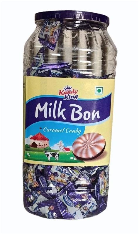 Brown And White Round Kandy King Milk Bon Caramel Candy Packaging Type