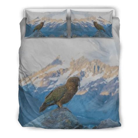 AIO Pride New Zealand 3 Piece Duvet Cover Set Kea Maori Bird AIO