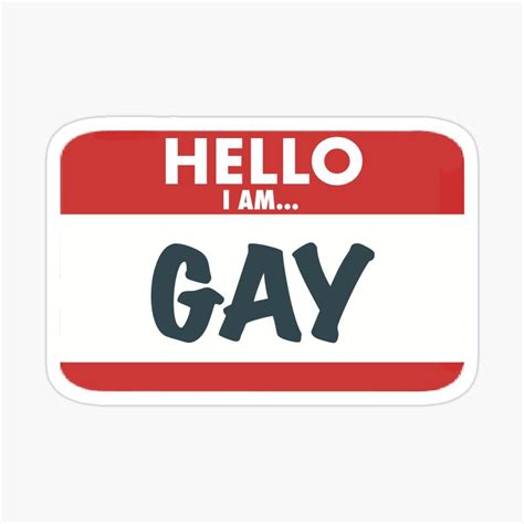 Hello Gay Sticker For Sale By Foreveragain Gay Sticker Gay Books Gay Humor