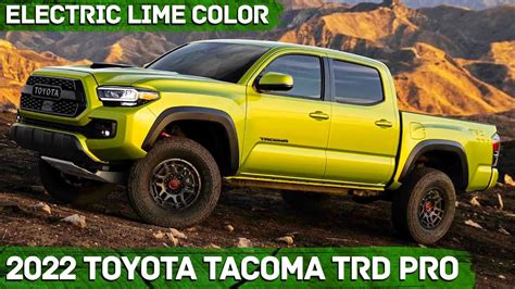 Toyota Tacoma Trd Pro Electric Lime