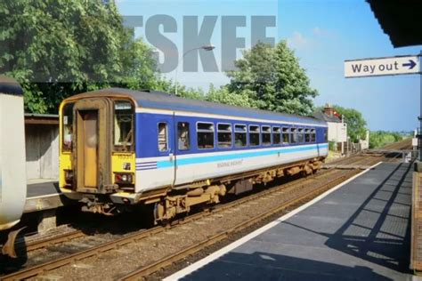 35MM SLIDE BRITISH Railways DMU 153311 Class 153 1992 Lincoln Original