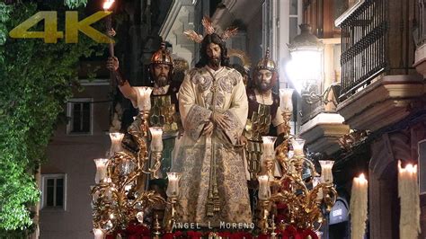 Nuestro Padre Jesús De Las Penas A Su Paso Por La Plaza De Mina Ángel