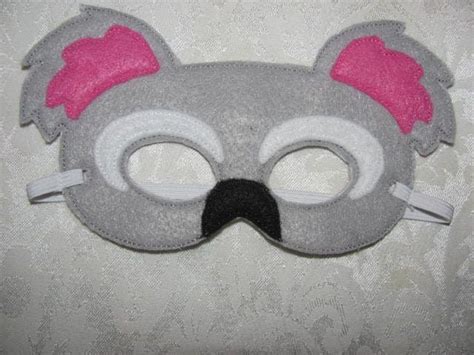 Koala Bear Felt Party Mask Koala Photo Prop Koala Bear Party Favor ...