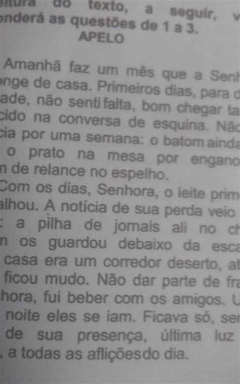 1 O Foco Narrativo Do Conto Acontece Em A 1a Pessoa B 2a Pessoa C