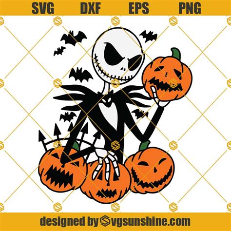 Jack Skellington The Pumpkin King Svg The Nightmare Before Christmas