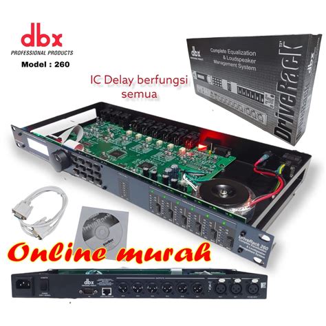 jual speaker management dbx drive rack pa  software driverack dbx