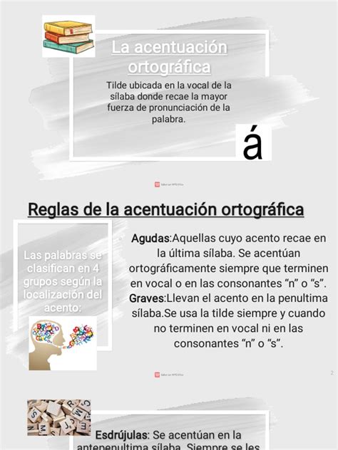 Acentuación Ortográfica Pdf Comunicación Humana Idiomas