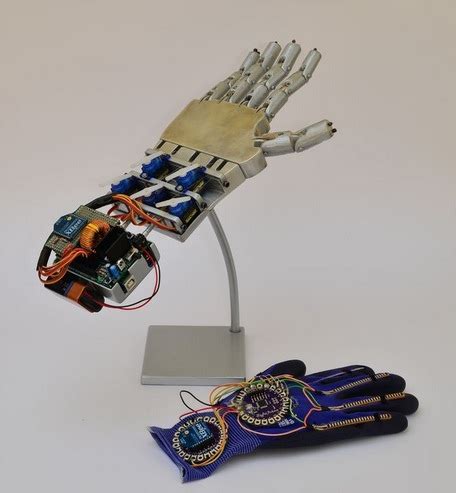 Wireless Controlled Robotic Hand made with Arduino Lilypad | Arduino Blog