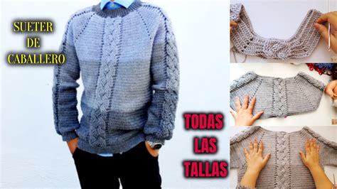 Su Ter De Hombre A Crochet En Todas Las Tallas Proyectos En Casa