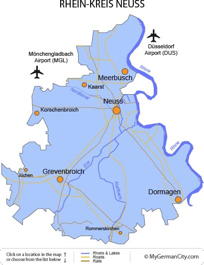 Neuss Map - Germany