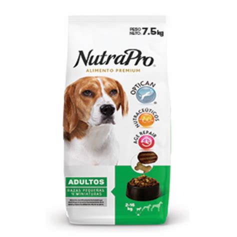 Alimento Para Perros Adultos Razas Pequeñas NUTRAPRO 7 5 Kg Supermaxi