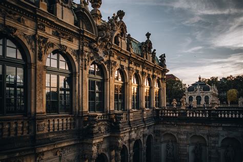 Ornamented Wall of Zwinger Museum in Dresden in Germany · Free Stock Photo