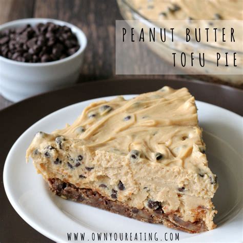 Peanut Butter Tofu Pie [Recipe] - Own Your Eating with Jason & Roz