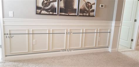 Diy Wainscoting Part Design And Layout Our Project Ideas