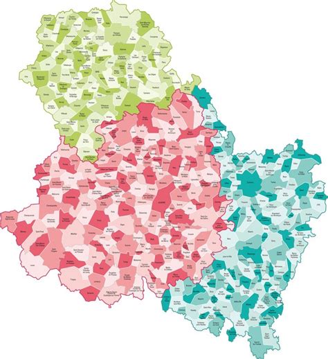 Carte Des Communes De L Yonne Carte Vierge Carte Guedelon