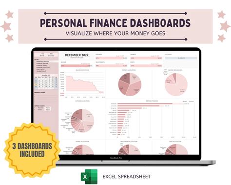 planificador financiero de excel  panel de finanzas personales