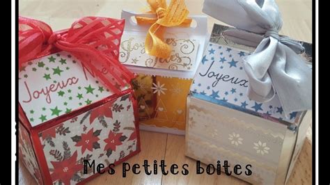 Tutoriel Mes Petites Boites De No L Bo Tes De No L Petite Boite Boite