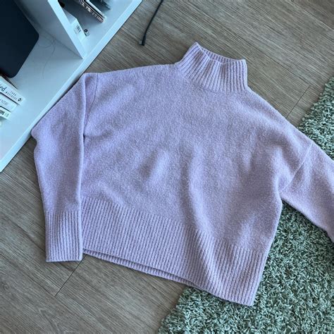 Lavender Turtleneck Sweater From And Other Depop