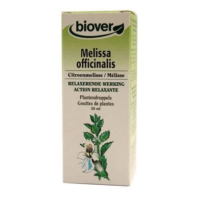 Teinture mère mélisse Melissa officinalis bio Biover Espace