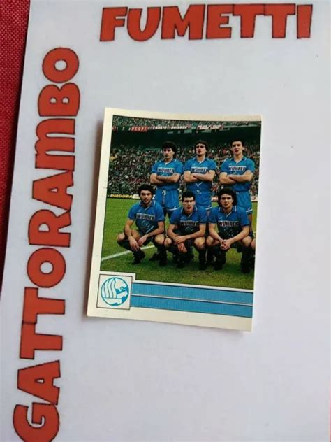 FIGURINE CALCIATORI N 71 Squadra Brescia New Anno 1986 87 Panini EUR