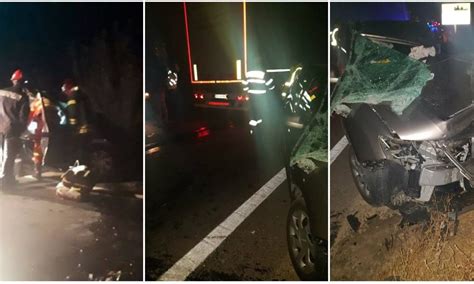 FOTO Autoturism înmatriculat în Alba implicat într un accident grav în