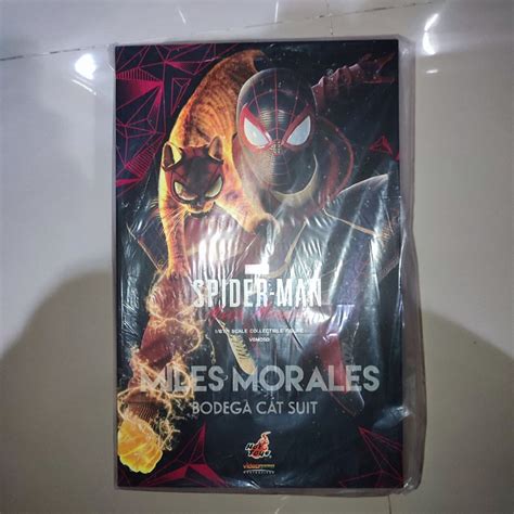 Jual Hot Toys Spiderman Miles Morales Bodega Cat Suit Video Game Shopee Indonesia