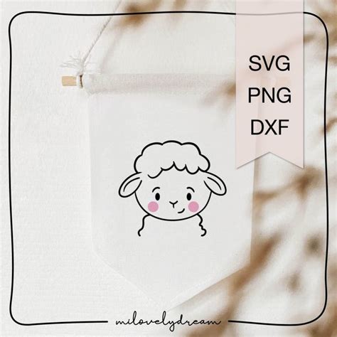 Plotterdatei Schaf Svg Kinder Motiv Lamm Etsy De In Cute