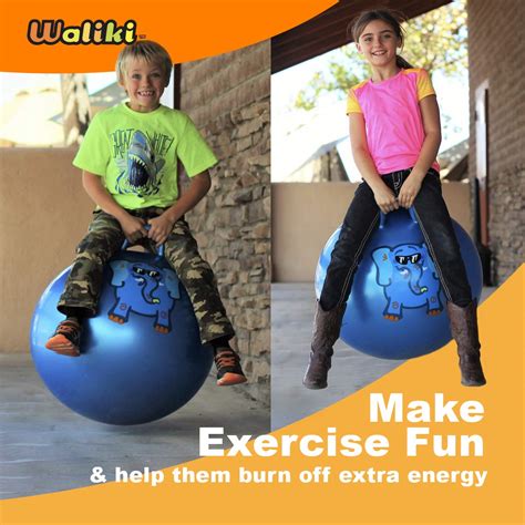 Waliki Hopper Ball For Kids Hippity Hop Jumping Hopping Therapy Ball