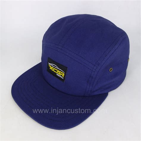 Custom Camper Hats With Woven Label On Front Fully Custom Hats And