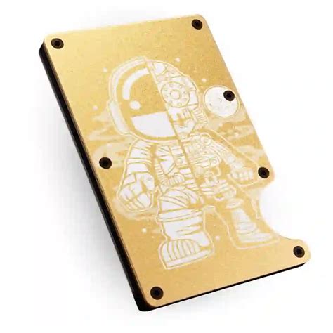 RFID Blocking Metal Wallet Minimalist - Astro | Best RFID Wallets