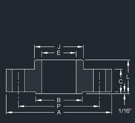 Flange Dimension Tolerances ASME In 45 OFF