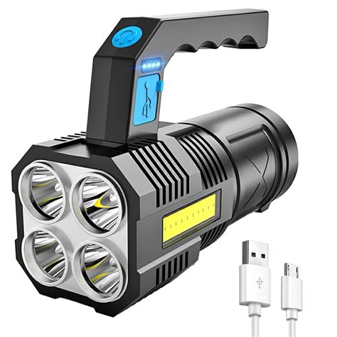 MOCNA LATARKA AKUMULATOROWA SZPERACZ LED COB USB TL 2056