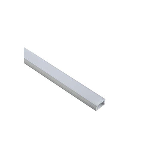 Profilé Alu Saillie ZAMBELIS 17 5x8mm 2m Avec Diffuseur Opale Leroy