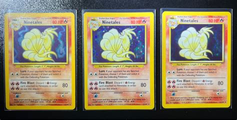 [Vintage] Ninetales Base Set Pokemon Cards, Hobbies & Toys, Toys ...