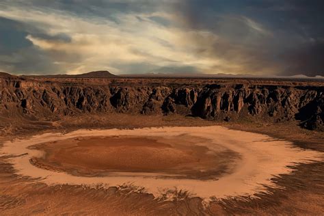 Arabia Saudita Vulcano Al Wahbah Crater In Arabia No Flickr