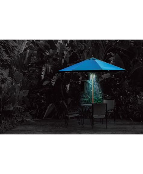 Brookstone Patiolite Wireless Led Umbrella Speaker With Clip On Design And Reviews Electronics