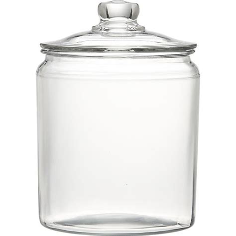 Heritage Hill 64 Oz Glass Jar With Lid Reviews Crate And Barrel Glass Jars With Lids