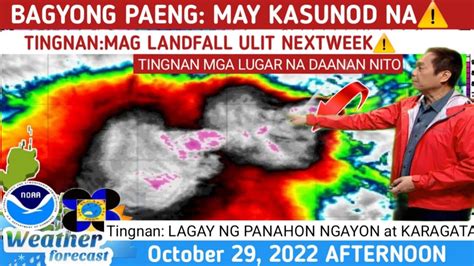 Bagyong Paeng May Kasunod Na Mag Landfall Ulit Tingnanweather