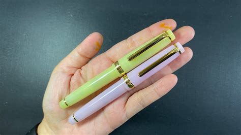 Unboxing And Inking Of The Jinhao Translucent Pink And Yellow