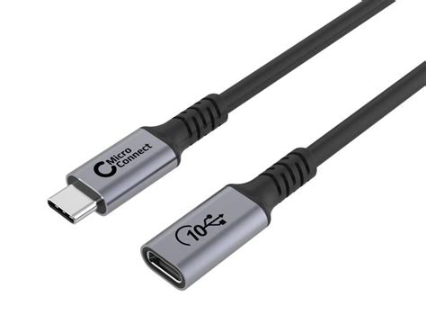 Usb32cc2ex Microconnect Usb C Extension Cable 2m 100w 10gbps Usb 3