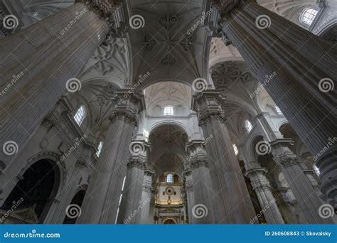 The Interior of the Granada Cathedral in Granada Editorial Stock Photo ...