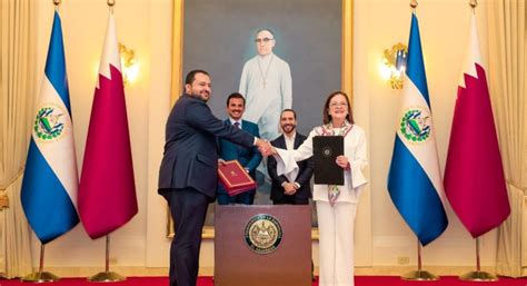 El Salvador y Qatar firman convenios de cooperación en los campos de