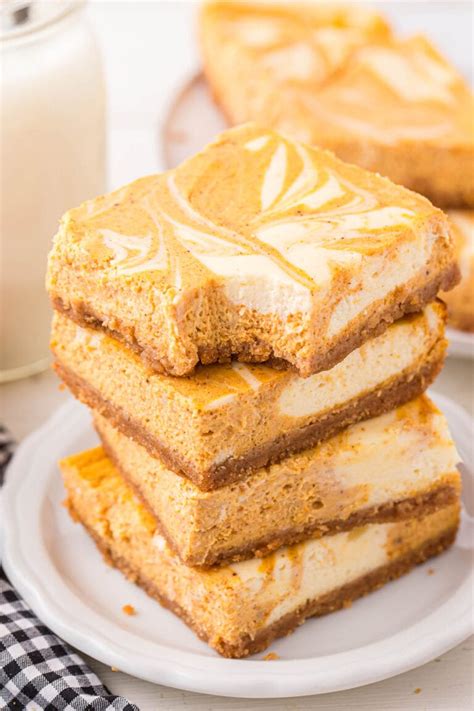 Pumpkin Cheesecake Bars Princess Pinky Girl