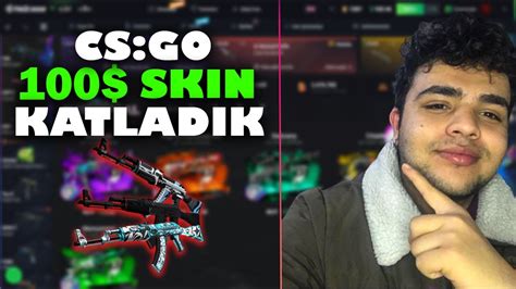 CS GO BEDAVA 0 70 VEREN SİTEDE 100 SKİN KATLADIK CSGO FREE PROMO