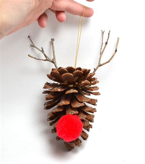 Simple DIY Pine Cone Ornaments - Dream a Little Bigger