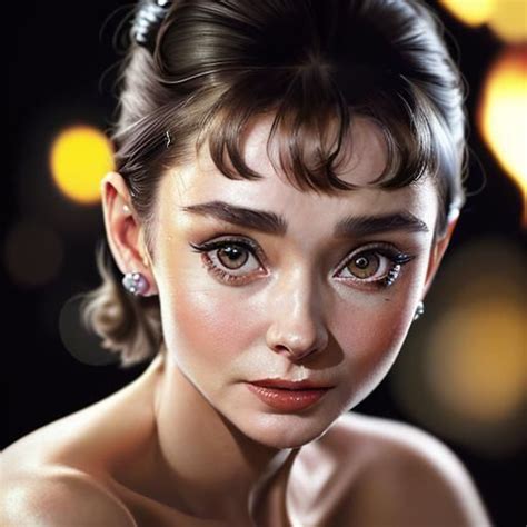 Audrey Hepburn Ai Generated Artwork Nightcafe Creator