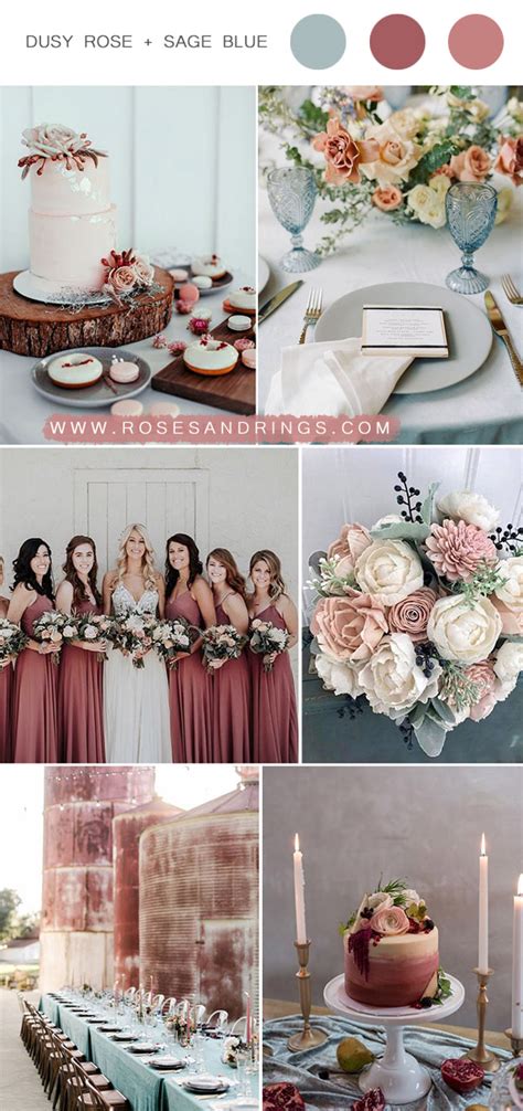 Top 9 Dusty Rose Wedding Color Palettes For 2024