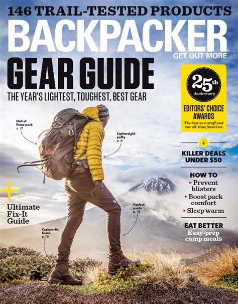 Backpacker Magazine Backpacking At Its Finest DiscountMags