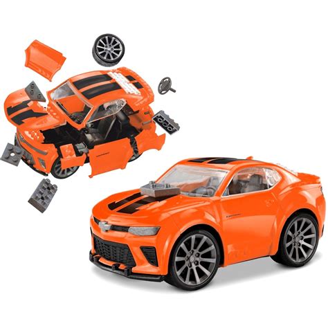 Carro Sem Limite Camaro Laranja Para Montar 0558 Roma Shopee Brasil