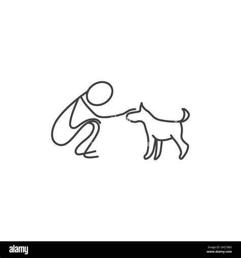 Stick figure dog cartoon hi-res stock photography and images - Alamy